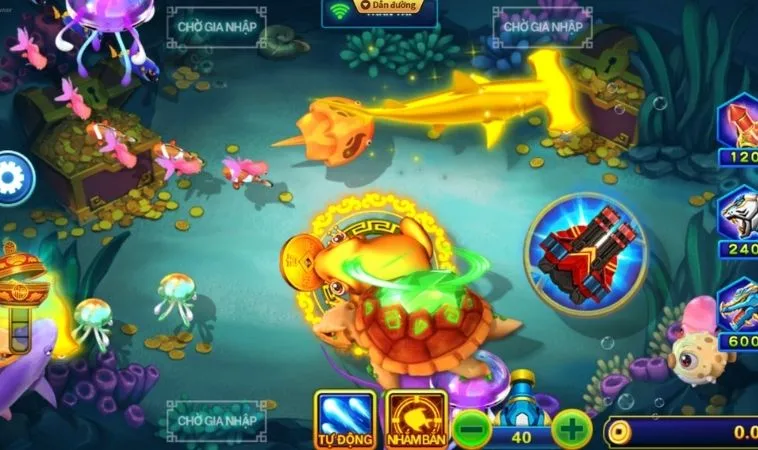 Các sinh vật trong game Bắn Cá Thần Tài Tại Go88