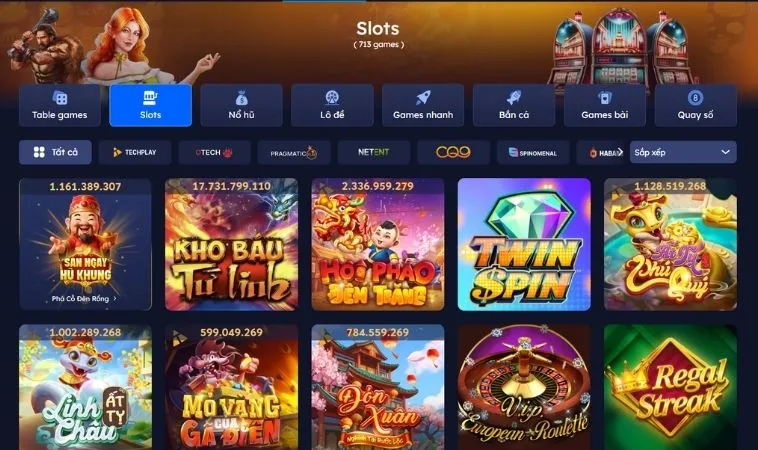 Sảnh nổ hũ GO88 hợp tác với nhiều nhà cung cấp game chất lượng