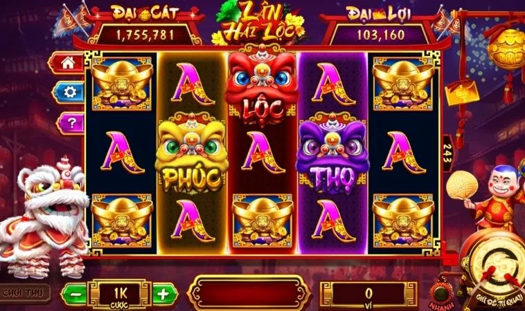 Giao diện chơi Nổ Hũ Lân Hái Lộc Tại Go88